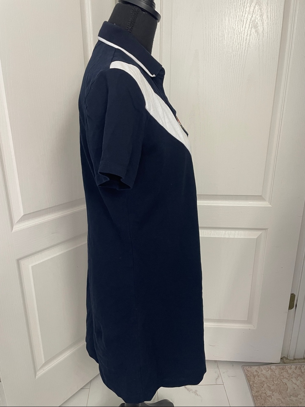 Tommy Hilfiger polo dress navy M preppy vacation travel - Picture 5 of 9